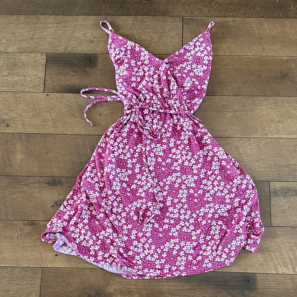 Gilli Pink Floral Dress